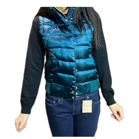 The North Face Oh Snap Deep Teal Down Puffer Vest S - Picture 8 of 8